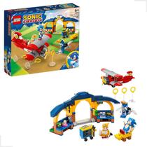 Brinquedo Lego Oficina Do Tails E Avião Tornado Sonic Blocos