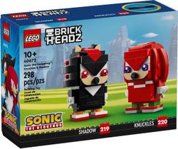 Brinquedo LEGO Sonic The Hedgehog Brickheadz Knuckles & Shadow Brinquedo LEGO Sonic The Hedgehog Brickheadz Knuckles & Shadow