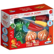 Brinquedo Legumes da Fazenda Mini Chef 8 Peças Xalingo - 2786.5 Brinquedo Legumes da Fazenda Mini Chef 8 Peças Xalingo - 2786.5