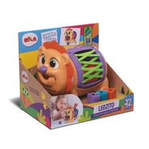 Brinquedo Leozito - Gire, Encaixe e Retire +12 meses Elka - 1334