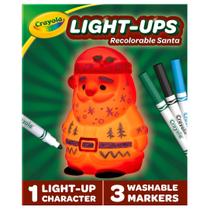 Brinquedo Light Up Crayola - Santa com Marcadores Laváveis