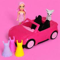 Brinquedo Linda Boneca Patty Pocket Divertida com Carro Conversível Mini Pet Fofinho Companheiro de Aventuras e Acessórios Modelo Envio de Cor Sortido Brinquedo Linda Boneca Patty Pocket Divertida com Carro Conversível Mini Pet Fofinho Companheiro de Aventuras e Acessórios Modelo Envio de Cor Sortido