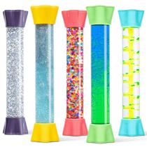 Brinquedo Liquid Motion Bubbler Cool Tubes - Pacote com 5