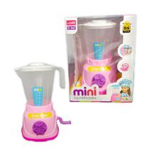 Brinquedo Liquidificador Blendero Mini Rosa Infantil Bs Toys