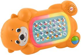 Brinquedo Lontra Alfabeto Fisher-Price A a Z - Brinquedo Educacional Interativo com Música e Luzes para Bebês a partir de 9 Meses, Multicolor
