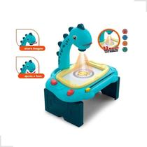 Brinquedo Lousa Magica Mesa Projetora Imagens Dino Didático Infantil