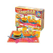 Brinquedo Lúdico Divertido Crec Crec Vamos Lanchar Brincar de Comidinha