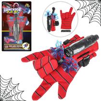 Brinquedo Luva Lança Teia Aranha Presente Infantil Criança Menino Super Herói Divertido Resistente
