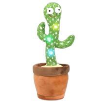 Brinquedo Luz Led Cacto Dançante Recarregável Infantil Brinquedo Luz Led Cacto Dançante Recarregável Infantil