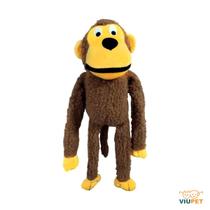 Brinquedo Macaco De Pelúcia Com Apitos Para Cães