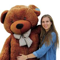 Brinquedo macio de pelúcia Teddy Bear Joyfay 78 Giant de 200 cm marrom escuro