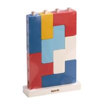 Brinquedo Madeira Bloco De Encaixe Junior - 7 PÇS - BRW Brinquedo Madeira Bloco De Encaixe Junior - 7 PÇS - BRW