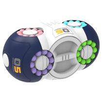 Brinquedo Magic Cube, espaço de 8 lados para aliviar o estresse, azul