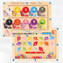 Brinquedo Magnetic Maze Montessori Winnrok 2 em 1 para crianças de 3 a 5 anos Brinquedo Magnetic Maze Montessori Winnrok 2 em 1 para crianças de 3 a 5 anos