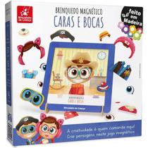 Brinquedo Magnetico Caras e Bocas Brincadeira de Crianca