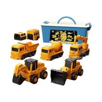 Brinquedo Magnético de Blocos de Carro de Engenharia para Crianças - Atividade Transformadora