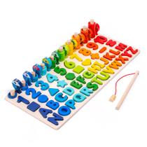 Brinquedo magnético de pesca 6 em 1 para crianças - Aprendizagem precoce Brinquedo magnético de pesca 6 em 1 para crianças - Aprendizagem precoce