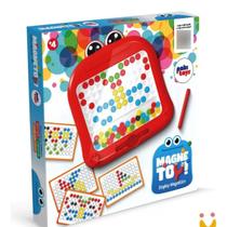 Brinquedo Magnetoy Educativo Magnético Interativo Com Caneta