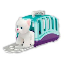 Brinquedo Maleta De Transporte C/ Pelúcia Gato F00569B - Fun