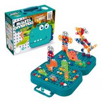 Brinquedo Maleta Dino Divertida Dinossauro Monta Ferramentas