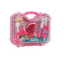 Brinquedo Maleta Kit Dentista Rosa 14 Acessórios - Pakitoys Brinquedo Maleta Kit Dentista Rosa 14 Acessórios - Pakitoys