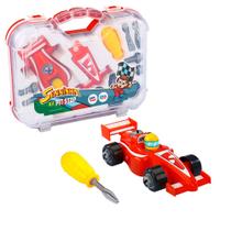 Brinquedo Maleta Pit Stop Senninha De Montar Ferramentas Acessórios Vermelho Original Presentes Paki Toys Infantil