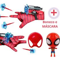 Brinquedo Mão Do Homem Aranha Lança Teia + Mascara Spider man - Toys 99