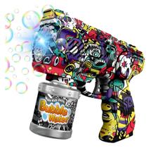 Brinquedo Maquina Bolha De Sabão Pistola Automática C/ Luz Cor Sortida Brinquedo Maquina Bolha De Sabão Pistola Automática C/ Luz Cor Sortida
