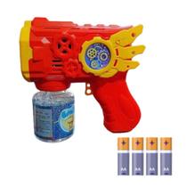 Brinquedo maquina de fazer Bolhas de Sabão Pistola Brinquedo ao ar livre bolhinha de sabão crianças