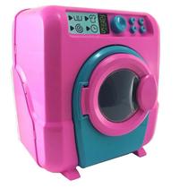 Brinquedo Maquina De Lavar Rosa Pequena De Plástico - Zuca Toys