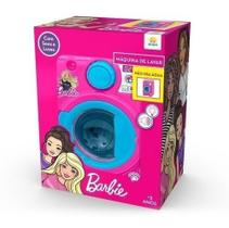 Brinquedo Máquina De Lavar Roupa Barbie Com Som E Luz