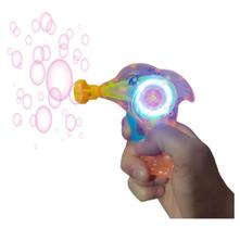Brinquedo Maquina Lança Bolhas De Sabão Pistola De Golfinho Arminha Transparente S/ Pilhas - Miki Toy