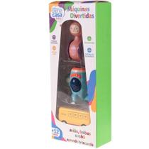 Brinquedo Máquinas Divertidas Avião, ônibus E Robô