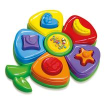 Brinquedo Maral Baby Flower Encaixes e Formas 6 peças Brinquedo Maral Baby Flower Encaixes e Formas 6 peças