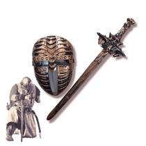 Brinquedo Máscara E Espada Gladiador Medieval 49cm - Majestic
