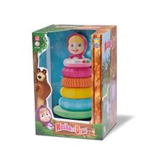Brinquedo Masha E O Urso Prirâmide De Argolas - Diver Toys