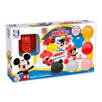 Brinquedo Massinha de Modelar Mickey Mouse 12 Acessórios - Cotiplás