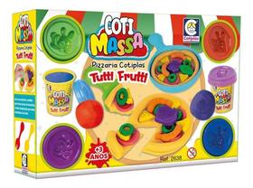 Brinquedo Massinha De Modelar Pizzaria Cheiro Tutti Frutti