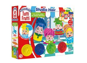 Brinquedo Massinha Modelar Studio Hair Cheiro Tutti Frutti Super Toys