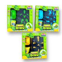 Brinquedo Massinha monta e desmonta Dinossauros - Usual
