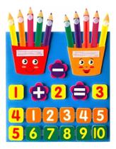 Brinquedo Matemática Adição Subtração Com Dedos Aprendizagem