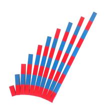 Brinquedo matemático inicial Montessori Red and Blue Number Rods Brinquedo matemático inicial Montessori Red and Blue Number Rods