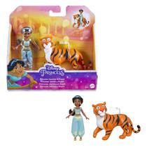 Brinquedo Mattel Disney Princess Jasmine com Rajah Tiger Aladdin