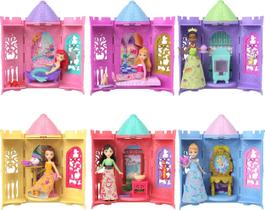 Brinquedo Mattel Disney Princess Tower Surprise com 4 surpresas