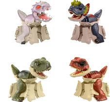 Brinquedo Mattel Jurassic World, pacote com 4 unidades, transformando ovo em dinossauro