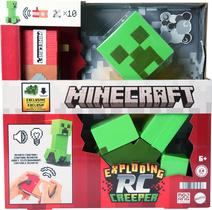 Brinquedo Mattel Minecraft Exploding RC Creeper - Com Luzes e Sons