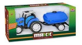 Brinquedo Maxx Trator Rural Tanque Azul - Usual Brinquedos (5560)