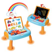 Brinquedo MAYESAR para meninos de 1 a 2 anos com letras magnéticas azuis