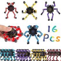 Brinquedo mecânico Fidget Spinners MFcoin Fingertip Gyro DIY x12