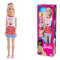 Brinquedo Menina Boneca Barbie Large Doll Confeiteira Pupee